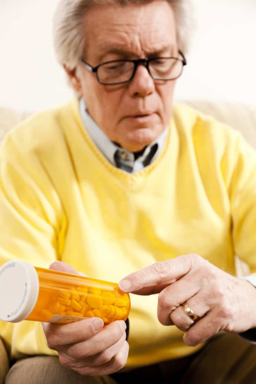 Senior man With Medication